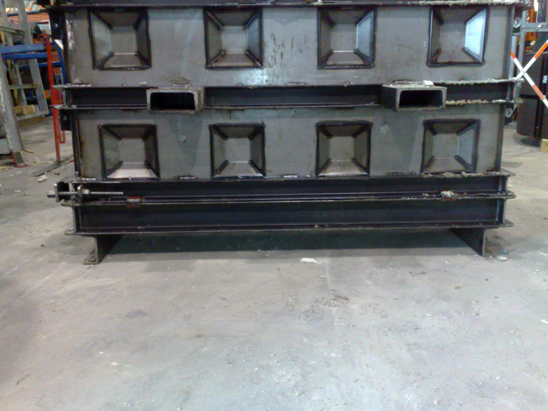 Mallen t.b.v. fabricage betonblokken